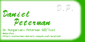 daniel peterman business card